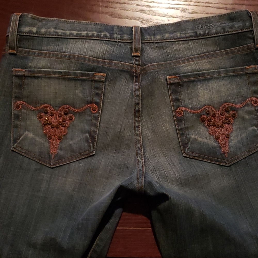 Guess Premium Embroidered Jeans